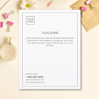 Logotyp - minimalt Vita Business Marknadsföring Fl