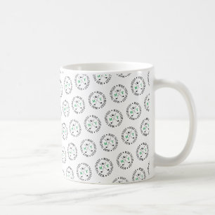 Logotyp Monogram mönster Golfer's Kaffemugg
