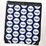 Logotyp Mönster PR Business Navy Blue Gympapåse<br><div class="desc">Lägg till din egen logotyp till den här designen. Minimalistisk och professionell. Underbar för en säljfrämjande produkt för ditt team,  medarbetare,  personal,  kunder och kunder. Idealisk för handelsprogram och företagsevenemang. För andra versioner,  se samlingen.</div>