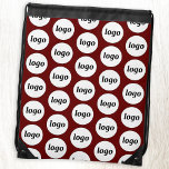 Logotyp Mönster Promotional Business Burgundy Gympapåse<br><div class="desc">Lägg till din egen logotyp till den här designen. Minimalistisk och professionell. Underbar för en säljfrämjande produkt för ditt team,  medarbetare,  personal,  kunder och kunder. Idealisk för handelsprogram och företagsevenemang. För andra versioner,  se samlingen.</div>
