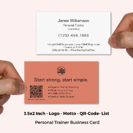 Logotyp Motto Services - bränn Orange Personlig tr Visitkort