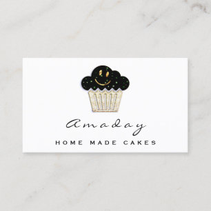 Logotyp Muffin Smiles från Guld i bakgården Visitkort