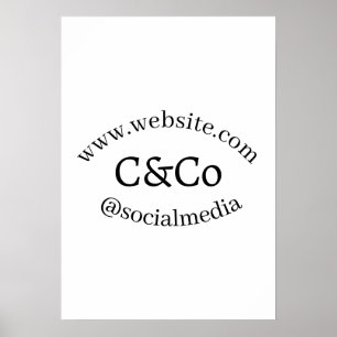 logotyp namn bokstav företag socialt media webbpla poster