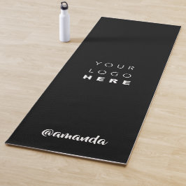 Logotyp Namn Company Black White Promotional Socia