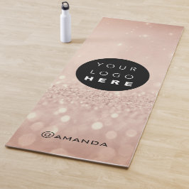 Logotyp Namn Company Ro Guld Promotional Instagra