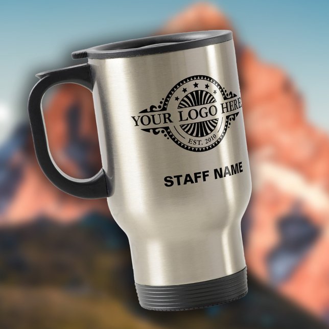 Logotyp, Namn, Professionell för personal Resemugg (Skapare uppladdad)