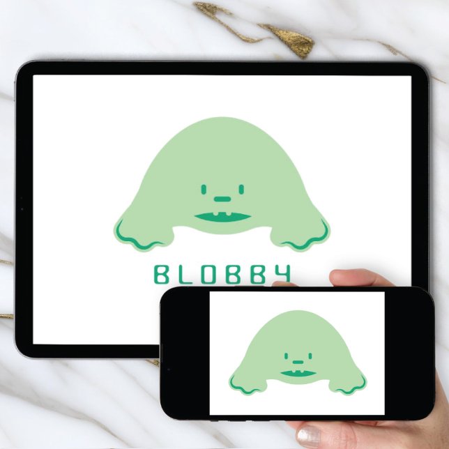 Logotyp Nedladdning Blob Karaktär Varumärke | Roli Inbjudningar (Skapare uppladdad)
