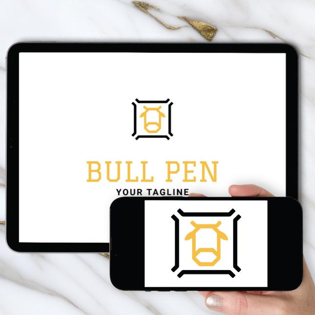 Logotyp Nedladdning Bull Pen Logotyp | Finansiell  Inbjudningar (Skapare uppladdad)