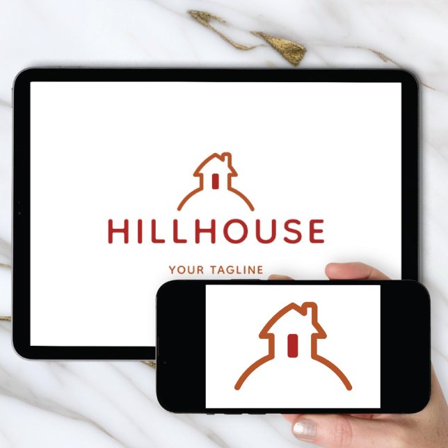 Logotyp Nedladdning Hus På Kulle Hus & Hem Märke Inbjudningar (Skapare uppladdad)