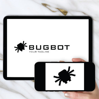 Logotyp Nedladdning Robotiskt Insekt Logotyp | Tec Inbjudningar