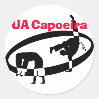 logotyp no text, UA, Capoeira Runt Klistermärke