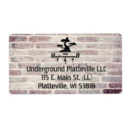 Logotyp och adress i bakgrunden fraktsedel