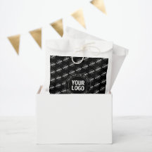 Logotyp och Anpassade text med Logotyp Mönster