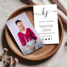 Logotyp och foto för Monogram för elegant-skriptca