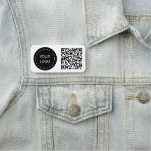 Logotyp och QR-kod Namnbricka