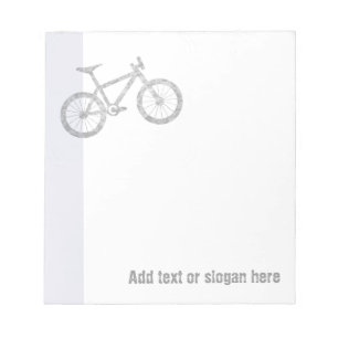 Logotyp och Slogan för Biker Anteckningsblock