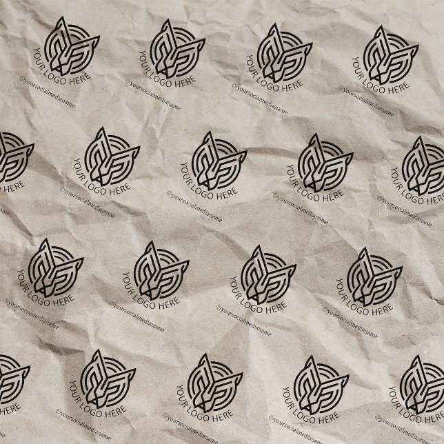 Logotyp och Social-media, paketverksamhet Stämpel (Skapare uppladdad)