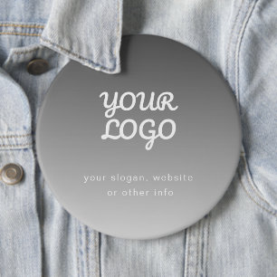 Logotyp och text för ditt företag Mörk Grått Omb Knapp