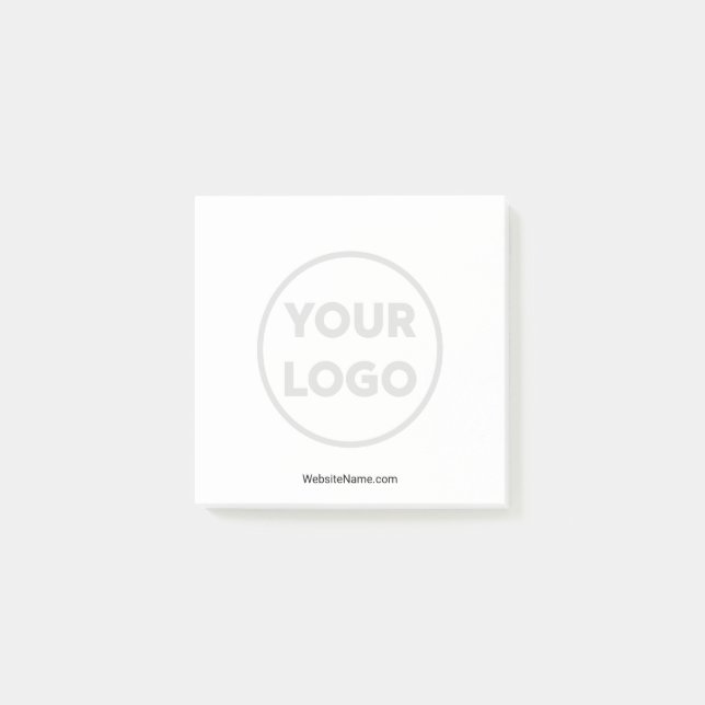 Logotyp och text för inmatad anpassningsbar post-it block (Framsida)