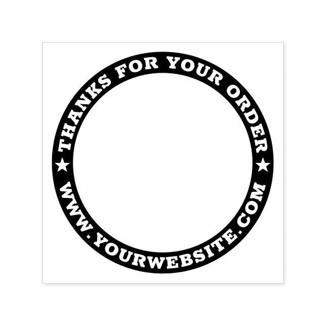 Logotyp och webbplats för modern Anpassningsbar fö Självfärgande Stämpel (Design)