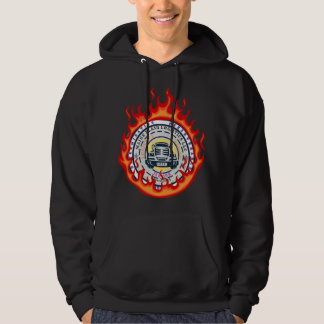 Logotyp om brand hoodie