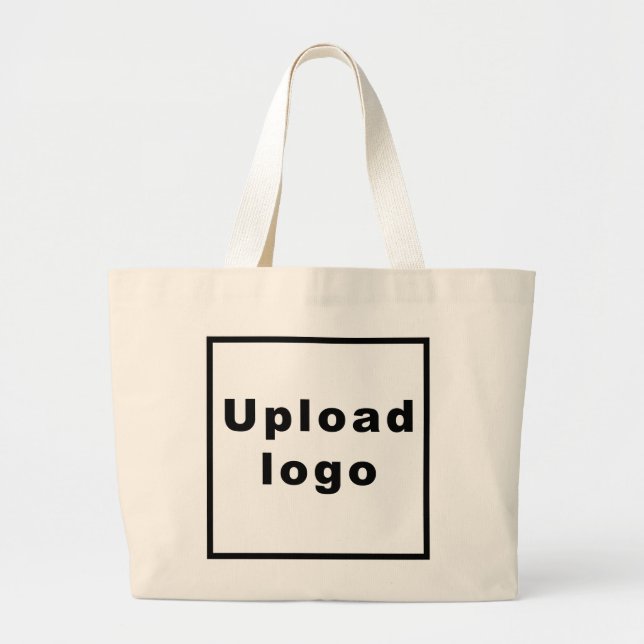 Logotyp om Jumbo Tote Bag Tygkasse (Framsidan)