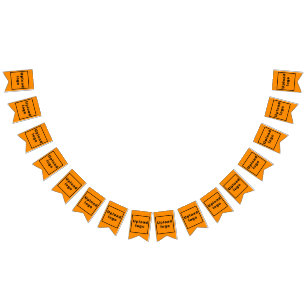 Logotyp om Orange Färg Sallsvallsvansken Vimplar