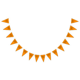 Logotyp om Orange Färg-triangeln Vimplar