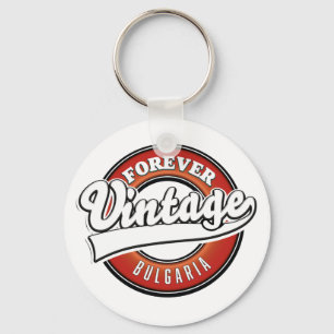 Logotyp över Bulgariens vintage Nyckelring