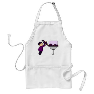 Logotyp på förklädet förkläde