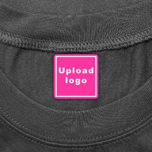 Logotyp på Rosa Square Järn på etikett
