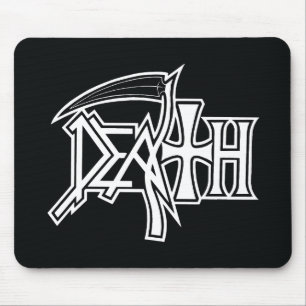 Logotyp på svart mousepad musmatta
