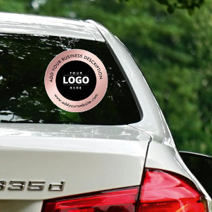 Logotyp på webbplats - bilfönster - decal Ro Guld Klistermärken