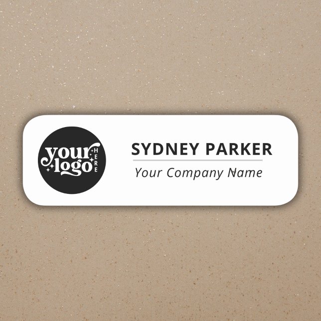 Logotyp Personal Magnetic eller Pin Namn bricka Namnbricka (Logo Name tag)