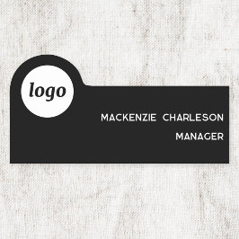 Logotyp Personal Magnetic eller Pin Namn bricka Namnbricka