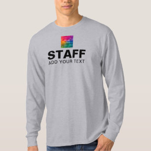Logotyp Personal Team Manar Grått Långärmad T Shirt