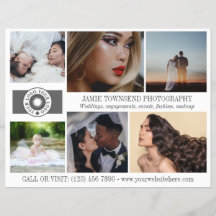 Logotyp Photo Collage Professionell Photograf QR