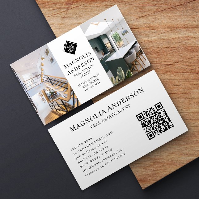 Logotyp Portfolio Foton Real Gods Agent Visitkort (Skapare uppladdad)