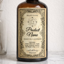 Logotyp Potion Vintage Apoteksetiketter