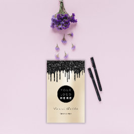 Logotyp Professionell Black Drip Parly Consulting Visitkort