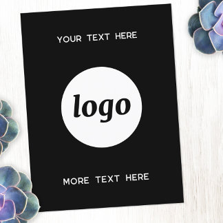 Logotyp Promotive Business Black Vykort