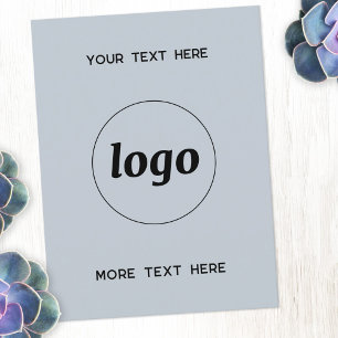 Logotyp Promotive Business Powder Blue Vykort