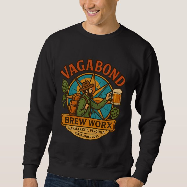 Logotyp Pullover Tröja Lång Ärmad Tröja (Framsida)