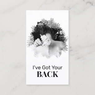 *~* Logotyp QR Chiropractor Chiropraktic Spa Photo Visitkort