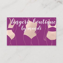 Logotyp QR-kod Bikini Underwear Berry Ro Visitkort