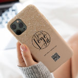 Logotyp qr-kod för företaget Modern chic guld<br><div class="desc">Modern svarta och faux chic guld glitter om gultens företagskod för logotyp qr. Ett enkelt och effektivt sätt att marknadsföra ditt företag.</div>
