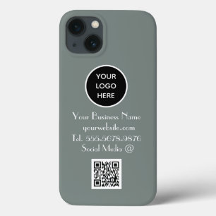 Logotyp QR-kod för Modern Minimalist Sage Grönt An