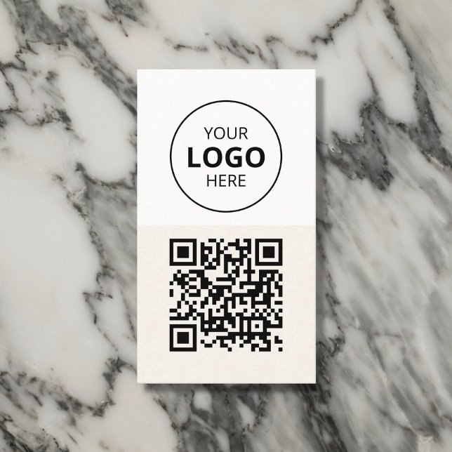 Logotyp QR-kod - minimalistisk ige Visitkort (Skapare uppladdad)