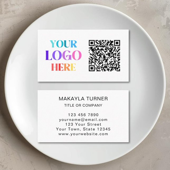 Logotyp QR-kod Visitkort (Skapare uppladdad)