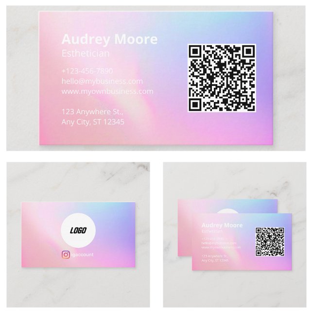 Logotyp QR-kod Visitkort (Logo QR Code Business Card
)